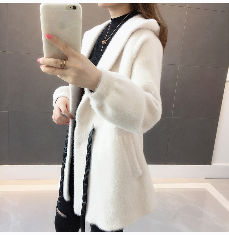 Mùa xuân 2019 của phụ nữ mới áo khoác nước giả áo len áo khoác nữ dài phần lười gió mùa xuân áo len áo len - Cardigan áo len đôi
