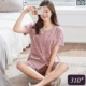 Bộ đồ ngủ nữ mùa hè cotton tay ngắn phần mỏng XL bảy quần trung niên cotton mẹ phục vụ nhà thời trang trung niên u50