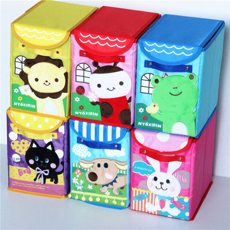 Japanese small container box Vertical collection box Cute cartoon pack lingerie box export environmental protection