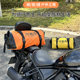 Motorcycle rear seat bag waterproof tail bag extra strong and wear-resistant thick knife scraper motorcycle rider equipment riding rear seat bag