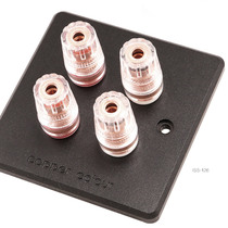 Copper color Copper Copper speaker wiring panel audio socket home theater accessories