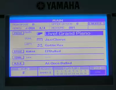 Yamaba electronic keyboard PSR-S550 S650 670 DGX series and other original LCD screen display