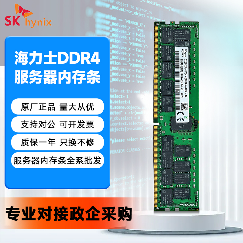 Sk Hynix Original Genuine 16G/32G/64G Ddr4 2666/2933/3200 Server Memory Stick