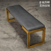 Changing shoes stool Nordic minimalist iron art doorway Shoes Stool couch Bench Clothing shop Bench Strip Stool bedstool Stool Bed Tailstool