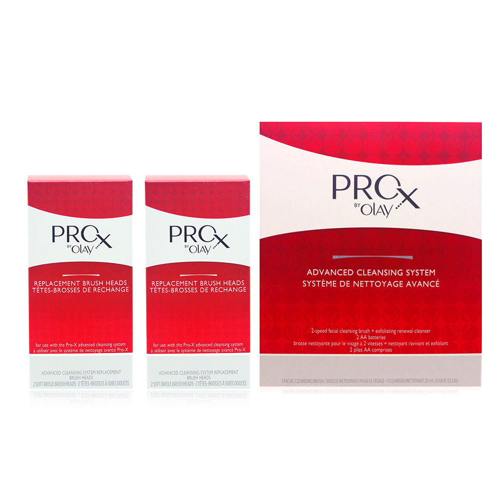 包邮 Olay/玉兰油Prox净透焕肤洁面仪+2套替换刷头 套装