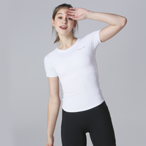 VERNAL HOPE professional fitness training tight-fitting short sleeves quick-drying high-play yoga clothes running compression clothes female summer