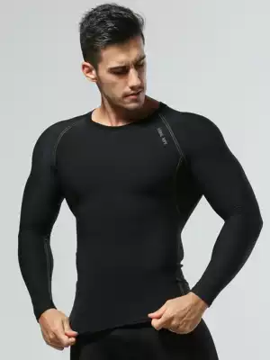 VH gradient compression shirt T-shirt Professional fitness sports tights men's running basketball training quick-drying bottoming long sleeve
