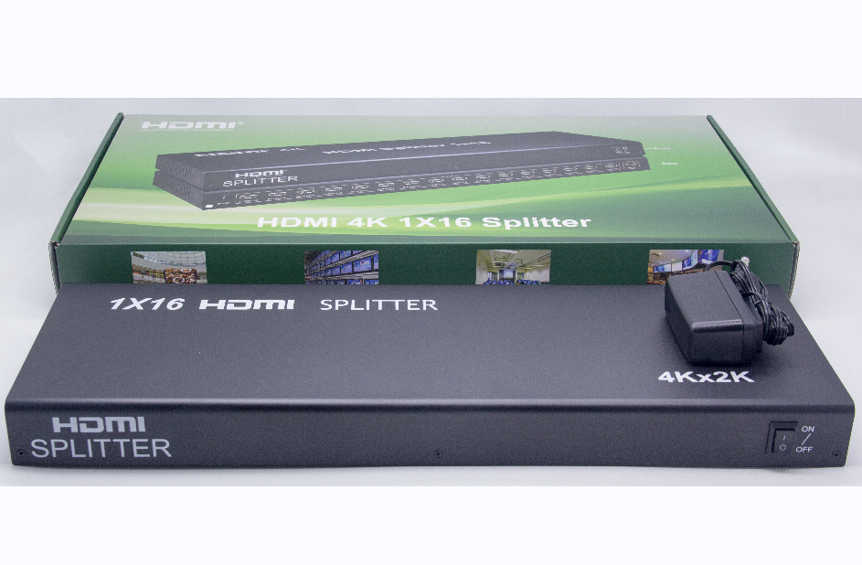 Ultra HD 4K HDMI splitter 1 in 16 out 12 out divider 1 in 16 out 1 minute 16 supports 3D