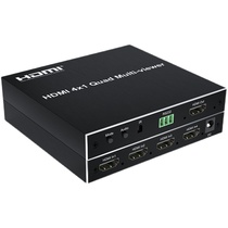 Sofeixiang 4-port screen splitter splitter 4 in and 1 out seamlessly switches multiple screen split modes