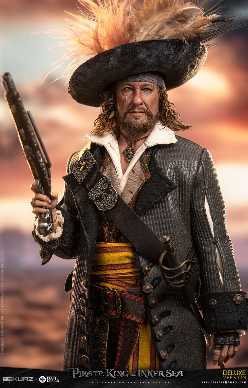 EKUAZ Studio EKS012D 1/6 Captain Barbosa Pirates of the Caribbean