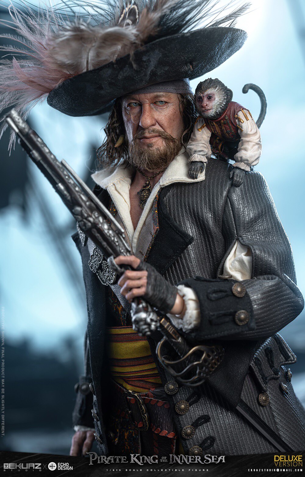 EKUAZ Studio EKS012D 1/6 Captain Barbosa Pirates of the Caribbean