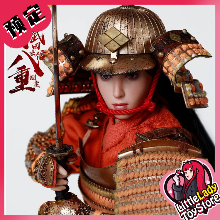 (Order)IQOMODEL1 6 Takeda Shingen side chamber eight-weight gold coated and cut with two small pieces of carcass