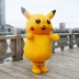 Pikachu phim hoạt hình búp bê trang phục người lớn đi bộ anime cosplay trang phục hoạt động hiệu suất trang phục búp bê tùy chỉnh Cosplay