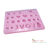 Пищевая силиконовая форма для любви, эпоксидная смола, кристаллический клей, лоток для льда, модель из материала ручной работы «сделай сам»