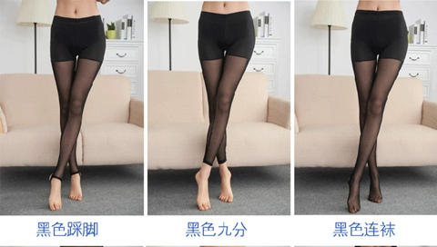 Mùa hè mỏng phần lưới mịn gạc panty đen bước chân gợi cảm phụ nữ chống móc nhỏ lưới nhỏ vớ cỡ lớn