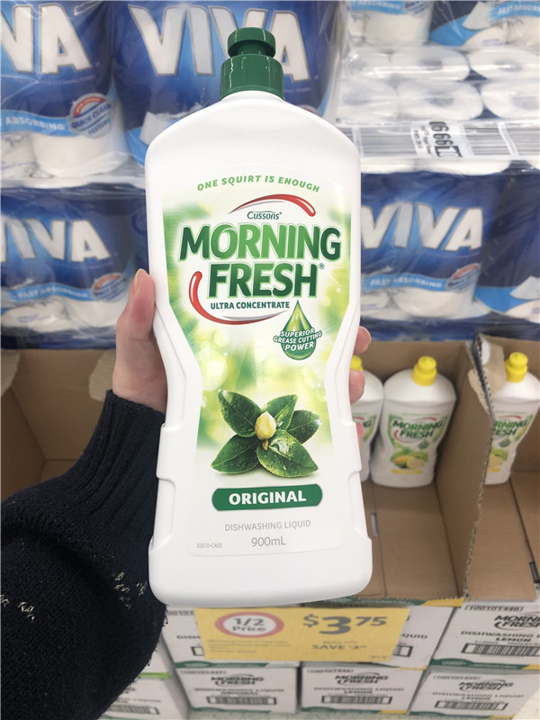 Mica Australia Direct Mail Morning Fresh Concentrate Wash & Finish 400ml1 25L Lemon Original Taste