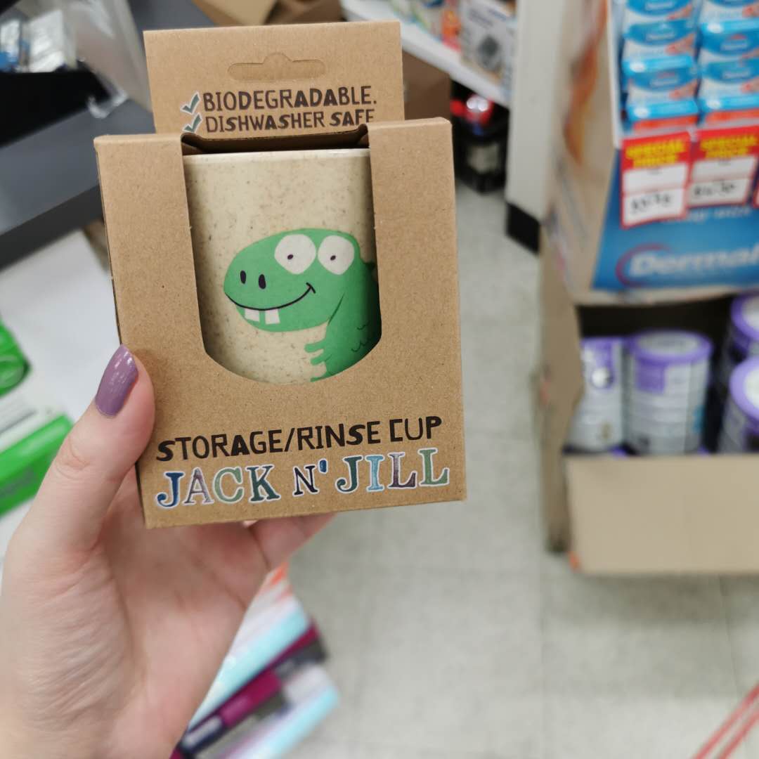 Mika Australian direct mail JackN Jill cornstarch organic cartoon infants and young children brush their teeth and rinse their mouths