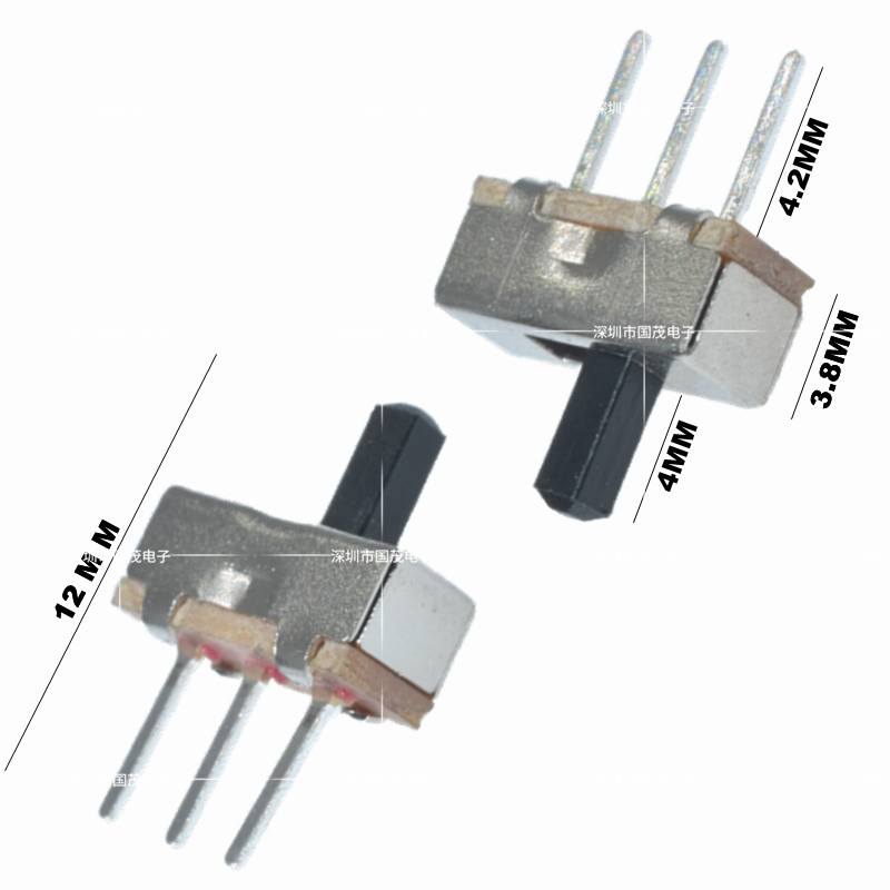Toggle switch SS12d00G4 crossshank type two-gear three-foot handle length 4MM