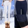 2018 mới mùa đông cộng với size cộng nhung mặc quần legging quần lọt khe nữ giảm béo cộng với quần cotton ấm chân quần tập gym nữ