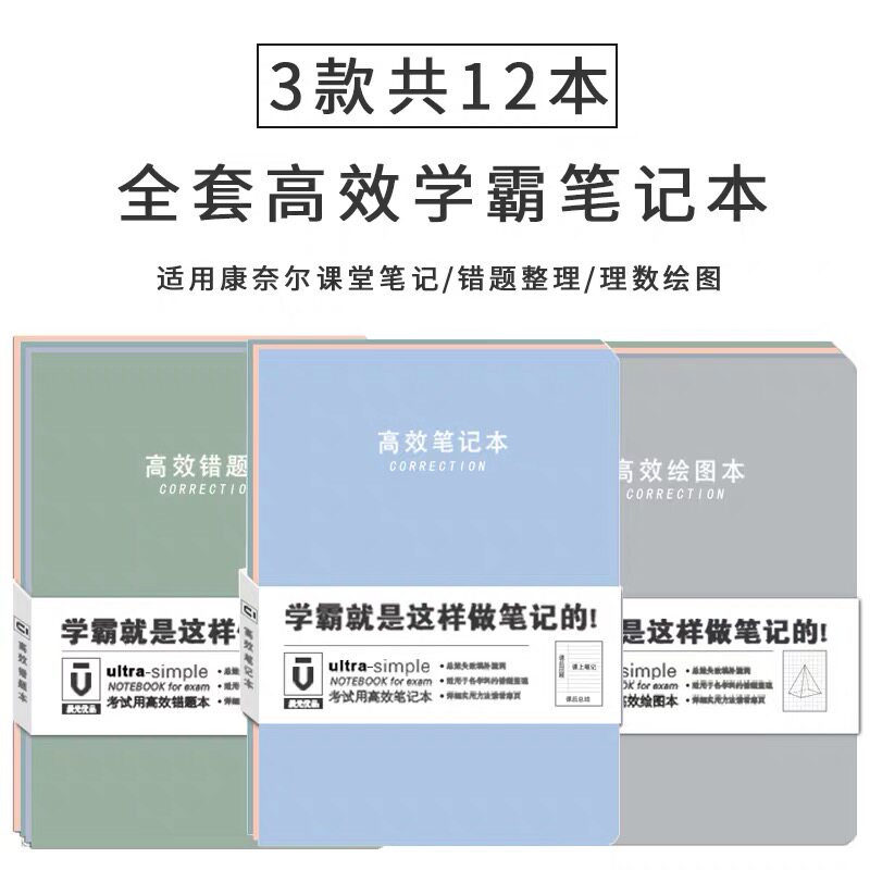 Morning Light Excellence Class Notebook B5 Cornell High Efficiency Notebook 5r Memory Method Cross Wire Notebook 16K High School Math Wrong Title Ben Grid Plover Student Notebook 4 This dress