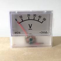 Direct current voltage gauge 91C16 finger-type gauge head 50V charged motor manoeuver inverter 55 * 47MM