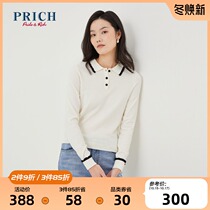 PRICH (shopping mall same model) 2021 New Base shirt sweater women PRKWB1121Q