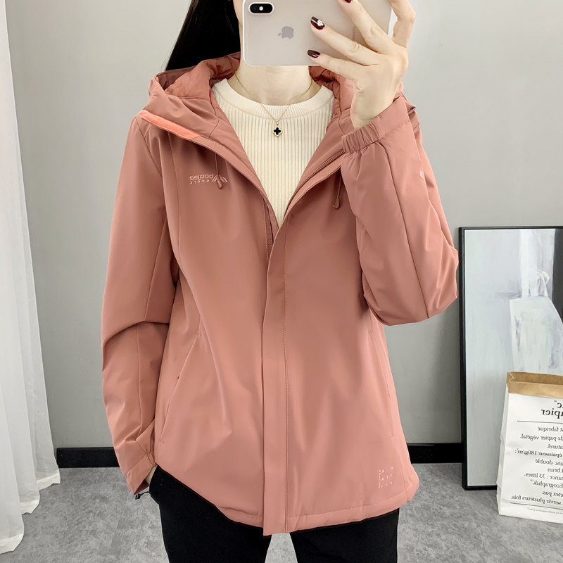 Outdoor Padded Jacket for Women, Autumn and Winter, Waterproof, Windproof, Thickened, Warm, Breathable, Loose-Fitting Mountaineering Jacket, Cotton Jacket