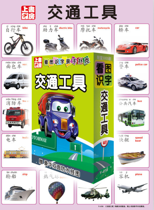 Paternity and Child Poker Toddler Enlightenment Education Card Transport Send exquisite wallchart cards