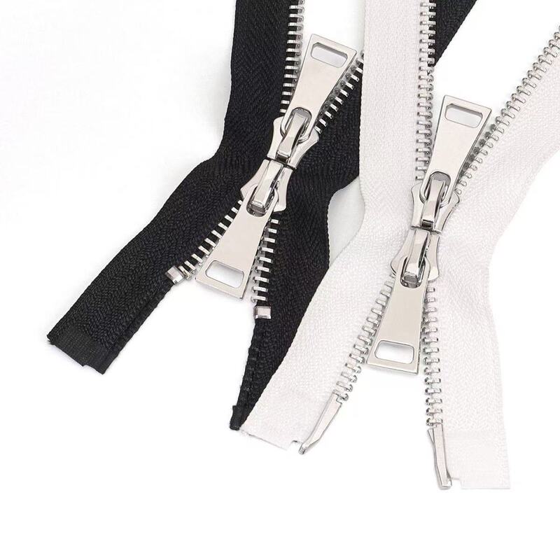 Metal Double-Ended Double-Opening Zipper No. 5 High-End Zipper for down Jackets, Coats, Sweatshirts, and Tops Metal Double-Ended Double-Opening Zipper No. 5 High-End Zipper for down Jackets, Coats, Sweatshirts, and Tops