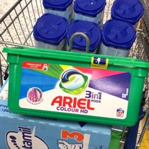  Spot British supermarket procurement Ariel blue wave washing care ALL in 1 laundry ball Laundry jelly 36