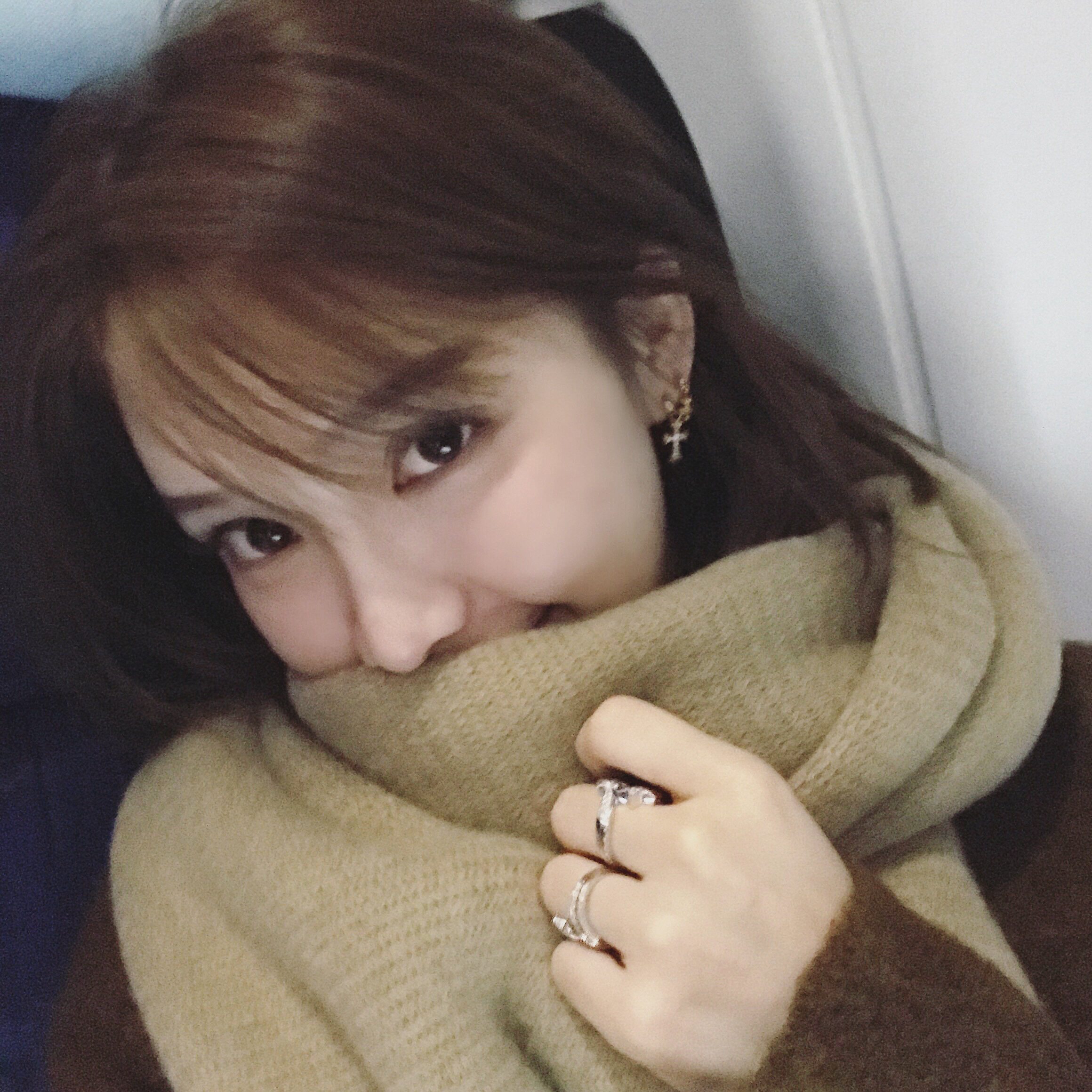 @ZY喜哥 情侣围巾加厚保暖毛线流苏围巾纯色百搭冬季围巾女