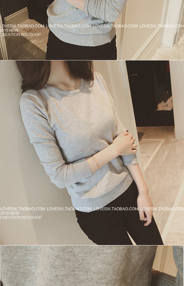 Áo sơ mi nữ size lớn 2018 áo sơ mi nữ dài tay chất béo mm mùa thu và áo len mùa đông lỏng lẻo đan đáy áo áo khoác cardigan nữ