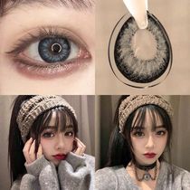 Black goat Gray pupil year throw female 2021 new super large diameter 14 5mm contact lens half a year throw ME