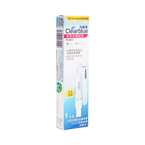 ClearBlue Caoli Blue Test Test Pen 1 HCG Тест на беременность тест на беременность препарат ранняя беременность