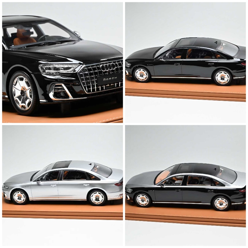 Vehicle Art 1:18 Audi Audi A8L Horch Resin Simulation Collectible Car Model