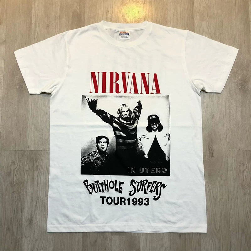 Футболка Nirvana Angel Cotecoben AC/DC с коротким рукавом, ретро, ленивый стиль, для мужчин и женщин, пара