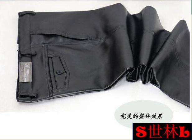 Pantalon cuir homme droit pour automne - Ref 1488965 Image 14
