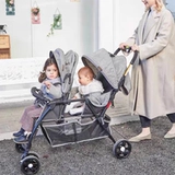 Детская складная коляска для двоих для близнецов с сидением, Германия, можно сидеть и лежать