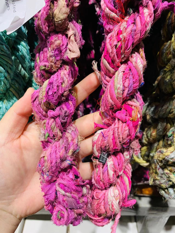 Imported Nepalese Silk Yarn, Purely Handmade DIY Accessories, Decorative Bags, Necklaces, Bracelets, Scarves, Sweaters 2 Imported Nepalese Silk Yarn, Purely Handmade DIY Accessories, Decorative Bags, Necklaces, Bracelets, Scarves, Sweaters 2