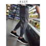 Quần nam phiên bản Hàn Quốc xu hướng quần lửng ống rộng giản dị 2018 mới thu hút quần yếm đa năng quần gió nam