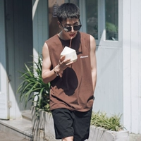 Mùa hè 2019 mới vest nam cá tính hoang dã Xu hướng Hàn Quốc áo thun không tay thương hiệu áo gió - Dệt kim Vest áo len cardigan nam