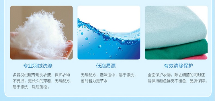 Chính hãng Bosideng xuống áo giặt chất tẩy đặc biệt trung tính 500ml chất tẩy rửa trung tính nước giặt vải cotton - Dịch vụ giặt ủi thuốc tẩy axo