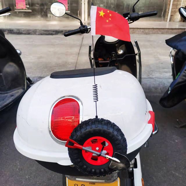 Electric car trunk creative personality mini small spare tire car motorcycle small tire decoration car sticker modification