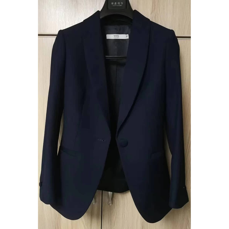 Original Design One-Button Spring and Autumn Green Fruit Collar Slim-Fit Blazer Suit Professional Casual Slimming Top for Women Original Design One-Button Spring and Autumn Green Fruit Collar Slim-Fit Blazer Suit Professional Casual Slimming Top for Women