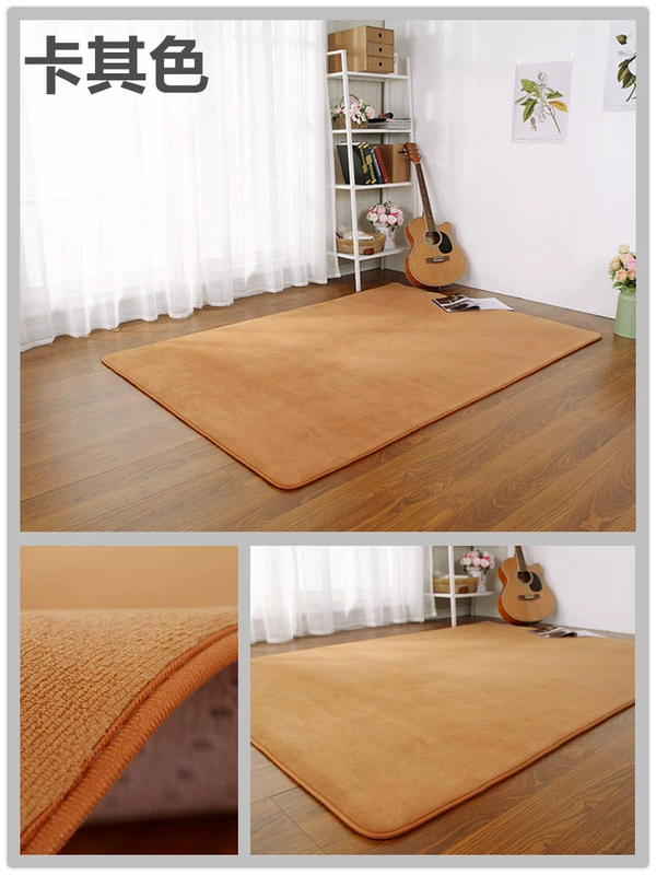 Thảm lông cừu dày thảm phòng khách bàn cà phê phòng ngủ đầu giường thảm bé sàn mat trẻ em bò mat có thể được tùy chỉnh