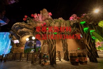 Large artificial tree B&B scenic tree house cave artificial cave indoor and outdoor amusement park rockery maintenance and upgrade