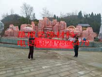 Customized large garden outdoor rockery pool rockery water stone artificial simulation cement rockery