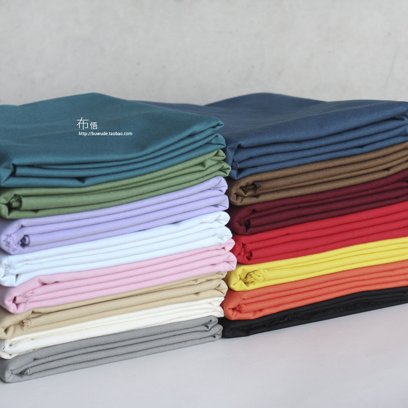 Cloth Epiphany Canvas Cloth Pure Color Fine Grain Canvas Pure Cotton Cotton Fabric Table Cloth Close To Pillow Curtains Handmade Diy Fabric Accessories