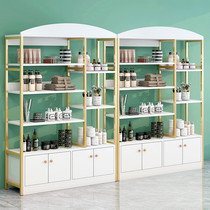 Cosmetic Display Case beauty salon Skin Care Hairdressers Products Exhibition Cabinets Swing Bench stand for mother & baby shop shelves