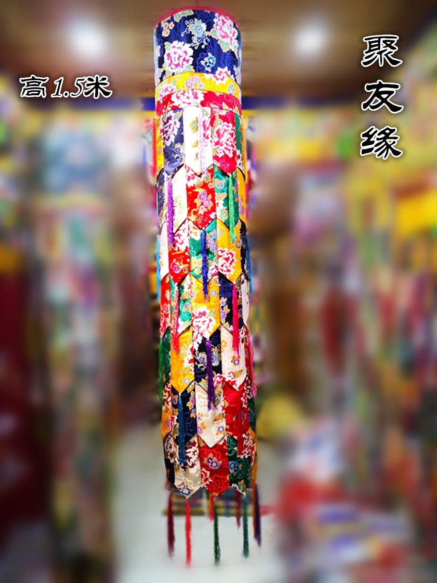 Temple Tancheng home Buddhall decorated peony flower victory building 28 height 150 cm can be customized